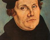 大卢卡斯 克拉纳赫 : Diptych with the Portraits of Martin Luther